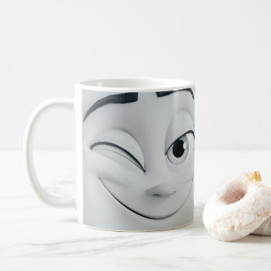 Mug Boue 3D face de dessin en ébullition 10