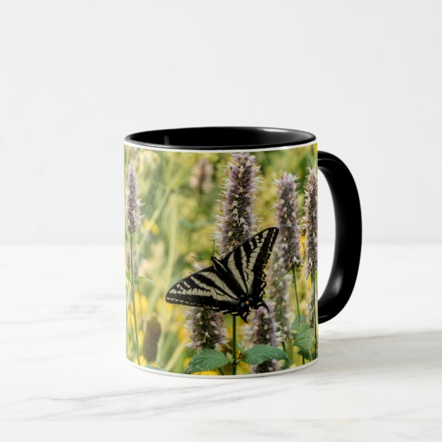 Mug Boue à papillon à queue blanche (Devant droit)