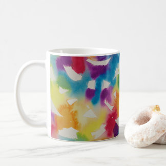 Mug Boue arc-en-ciel aquarelle