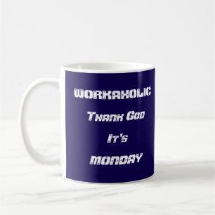 Mug Boue classique de 11 oz blanche au travail