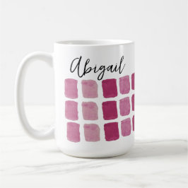 Mug Boue d'aquarelle personnalisée