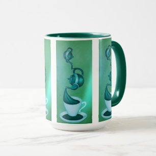 Mug Boue d'art thé vert