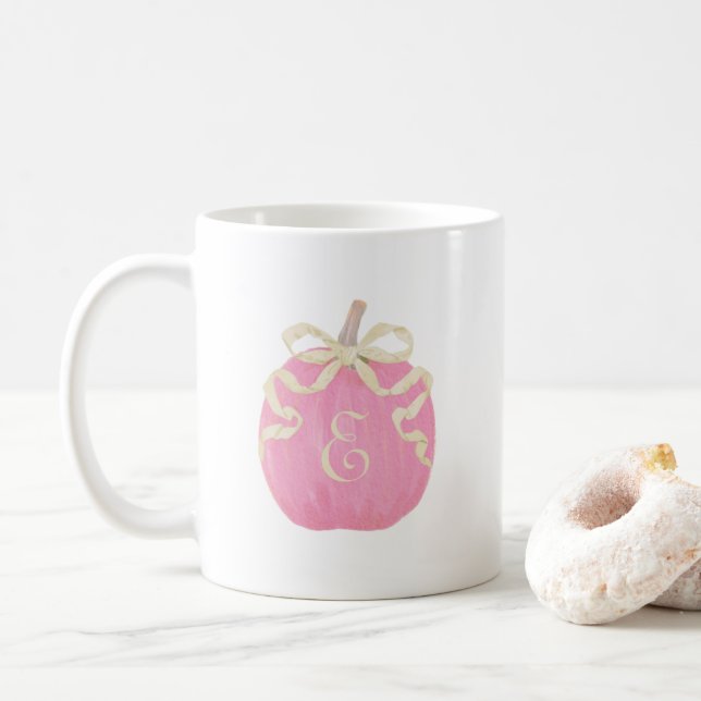 Mug Boue de boeuf Citrouille rose (Avec donut)