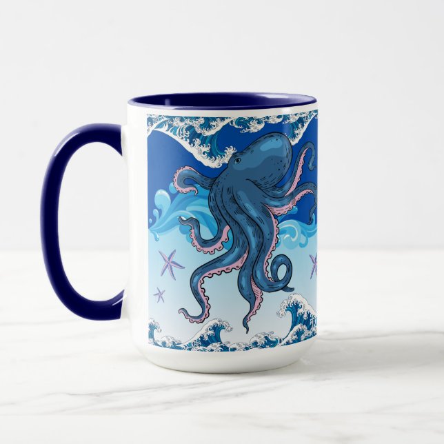 Mug Boue de café de poulpe (Gauche)