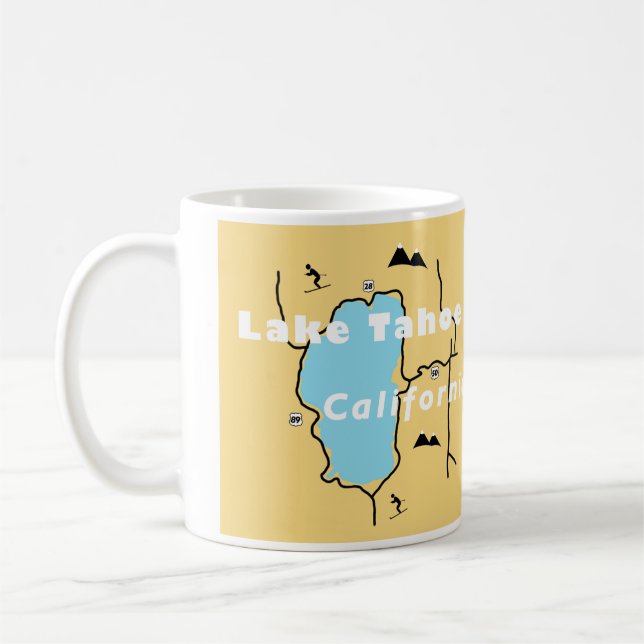 Mug Boue de café du lac Tahoe (Gauche)