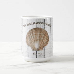 Mug Boue de café vintage coquille de St Jacques