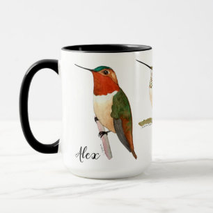 Mug Boue de colibris personnalisée