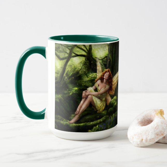 Mug Boue de fée de trèfle (Avec donut)
