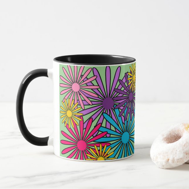 Mug Boue de fleurs (Avec donut)