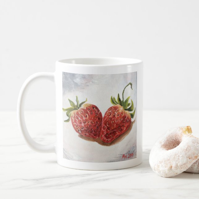 Mug Boue de fraises (Avec donut)