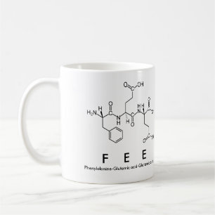 Mug Boue de nom de peptide de frais