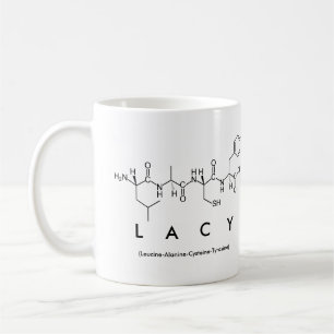 Mug Boue de nom de peptide de la dentelle