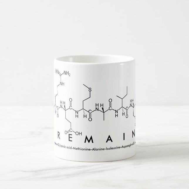 Mug Boue de nom de peptide de Treste (Centre)