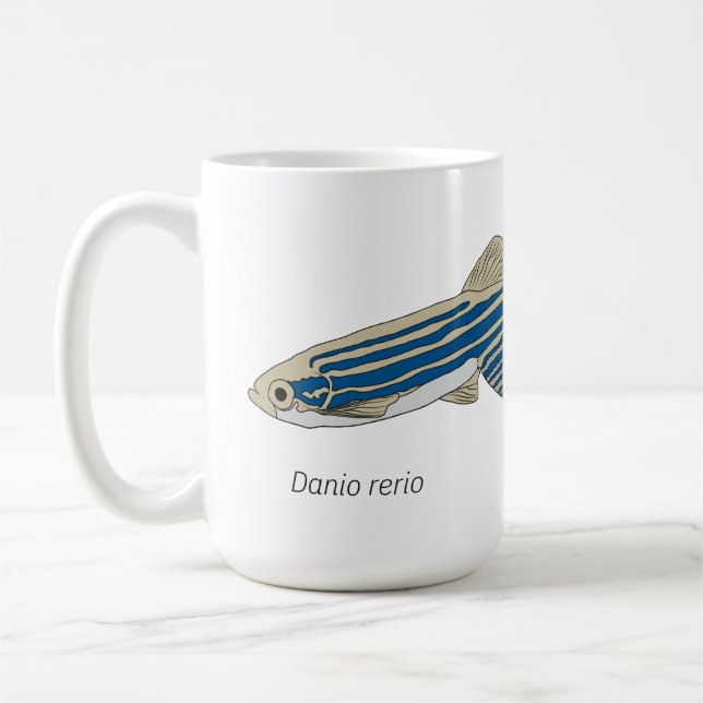 Mug Boue de poisson-Zebrafish (Gauche)