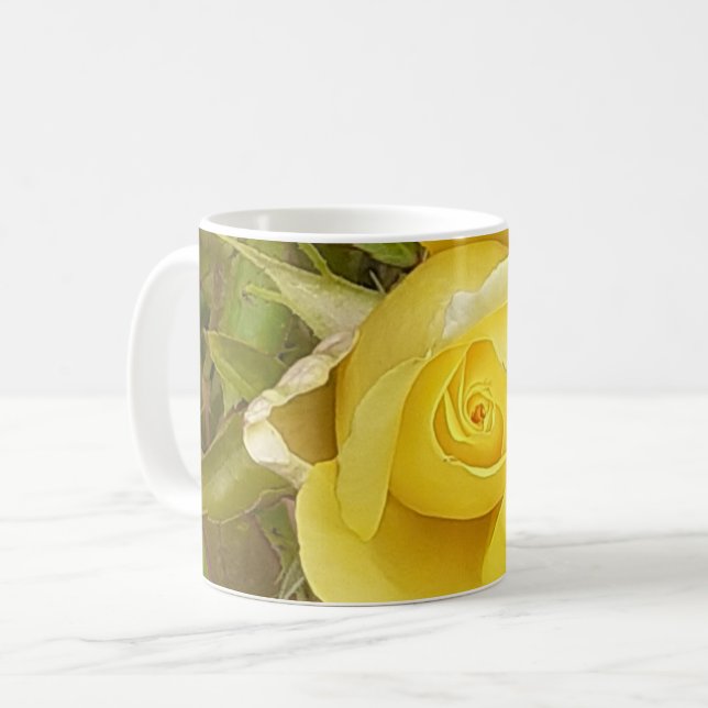 Mug Boue de Rosebud jaune (Devant gauche)