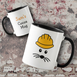 Mug Boue de travail personnalisable pour la constructi