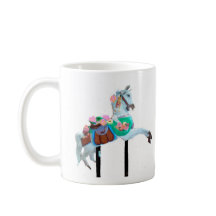 "BOUE DÉCORATIVE DE CHEVAL CAROUSEL" BOUE DE CAFÉ