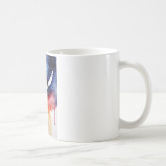 Mug Boue d'élégance d'aquarelle de minuit