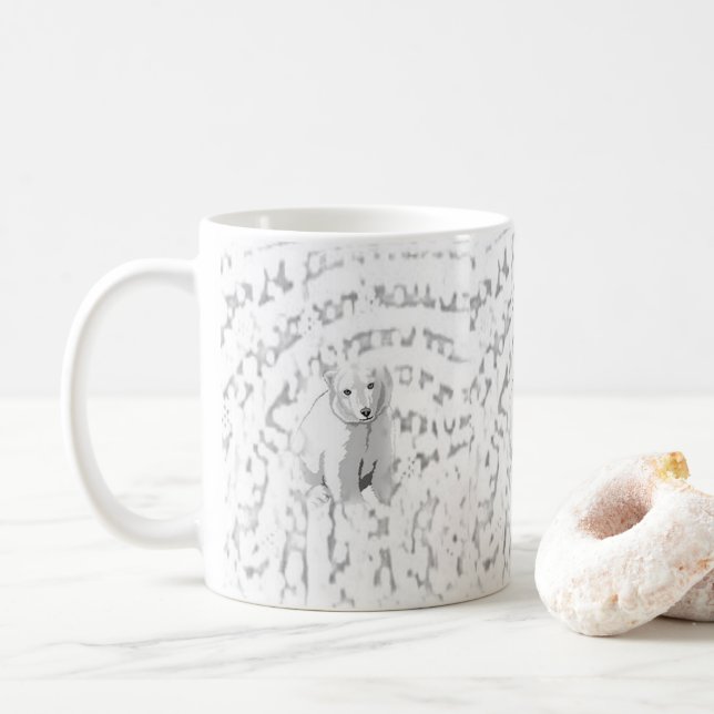 Mug Boue d'ours polaire (Avec donut)