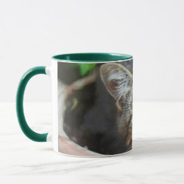 Mug Boue d'yeux de chat vert