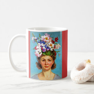 Mug "Bouffant en fleurs" Anna - Art & Floral Society