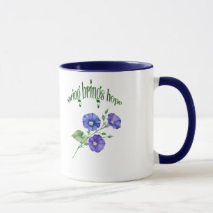 Mug Boug à fleurs de printemps - "Printemps apporte es