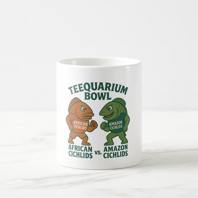 Mug Boug de bol de teequarium - Cichlids d'Afrique con (Centre)