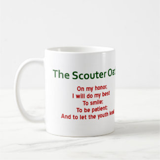 Mug Boug de café de Scouter Oath (Spoof on the Scout O