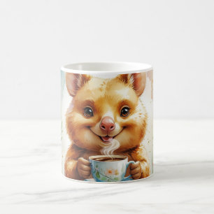 Mug Boug de café Quokka - Vibes du matin mignonnes