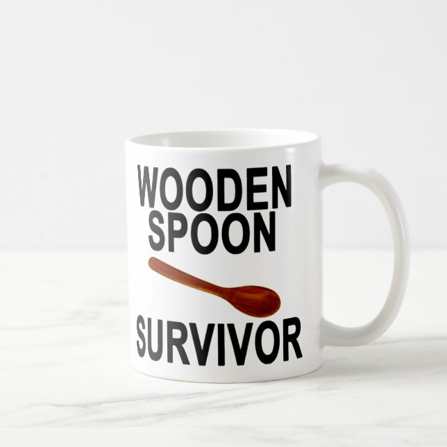 MUG BOUG DE CAFÉ SURVIVANT EN BOIS (Droite)