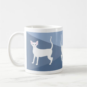 Mug Boug de chat oriental à courte distance