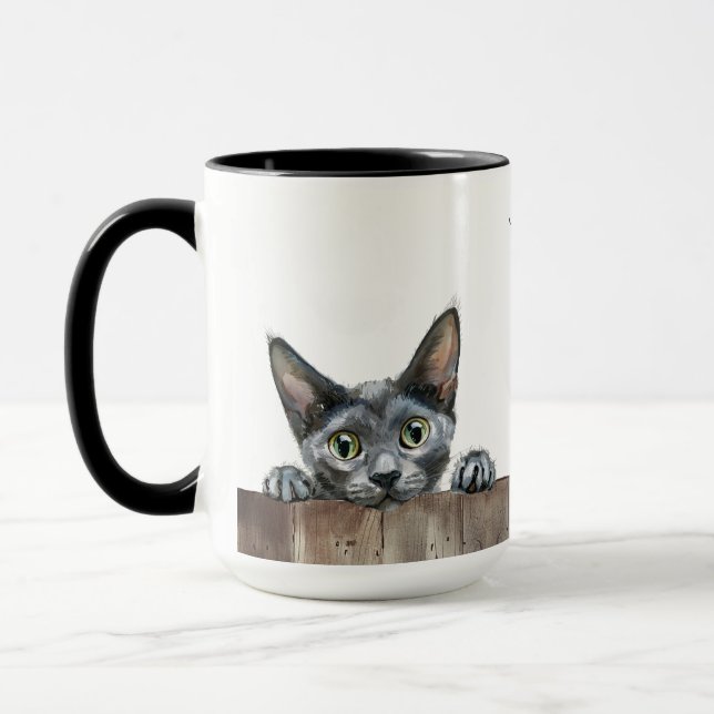 Mug Boug de chat oriental à courte distance (Gauche)