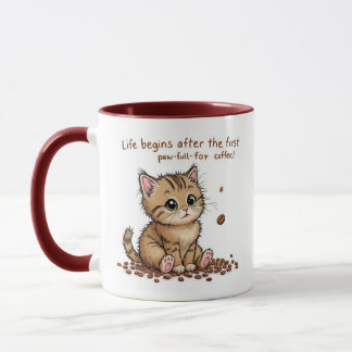 Mug Boug de chaton frit au café