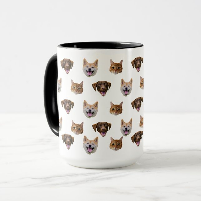 Mug Boug de chien personnalisé, chat de chien maman ca (Devant gauche)