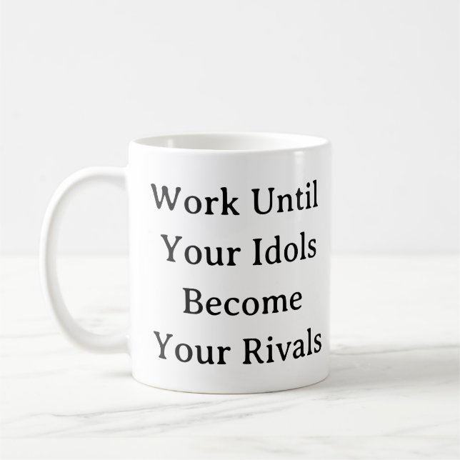 Mug Boug de devis de l'entrepreneur - Motivation pour  (Gauche)
