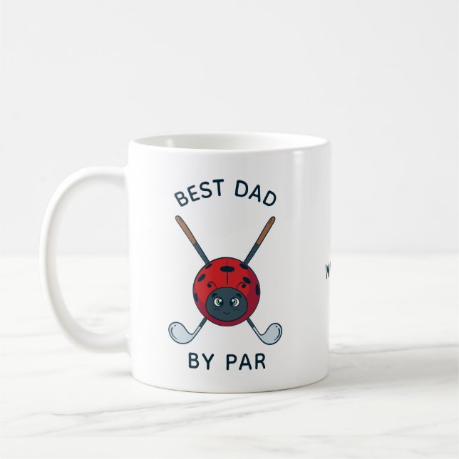 Mug Boug de golf meilleur papa Par Fête des pères pers (Gauche)