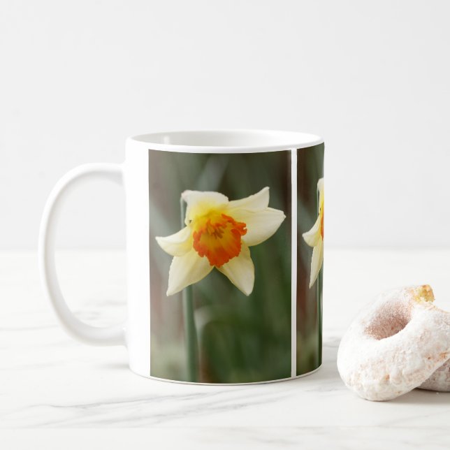 Mug Boug de jonquille orange de printemps (Avec donut)