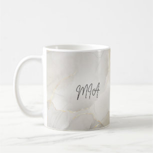 Mug Boug de nom de marbre personnalisé