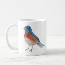 Boug de peinture à l'aquarelle d'oiseaux du jardin