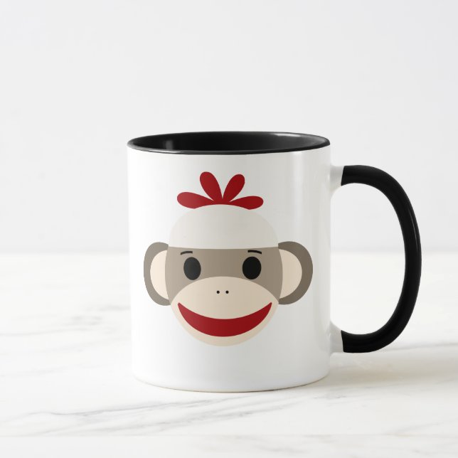 Mug Boug de singe de choeur personnalisé pour enfants (Droite)