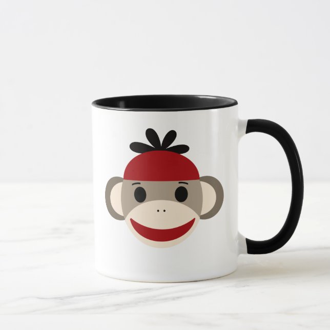 Mug Boug de singe de choeur personnalisé pour enfants (Droite)