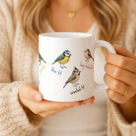 Mug Boug d'oiseaux - Jardin Oiseaux Aquarelle Coupe de