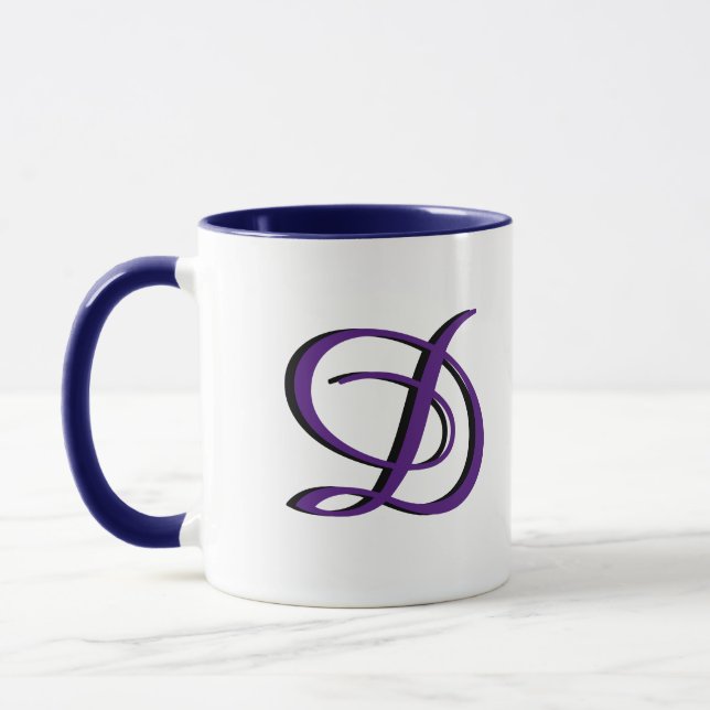 Mug Boug initial - Cadeaux personnalisés (Gauche)
