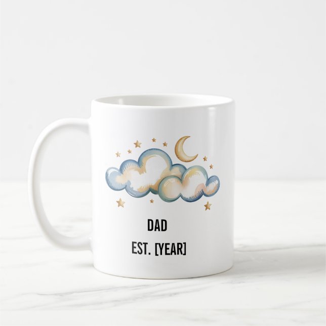 Mug Boug papa personnalisé - Cadeau Nouveau papa perso (Gauche)