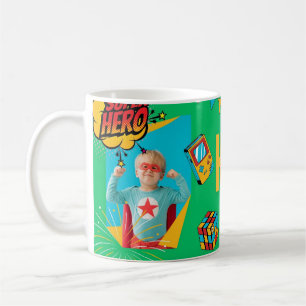 Mug "Boug pour enfants personnalisée - Superhero Nom D