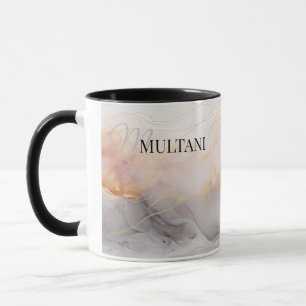 Mug Bouge à café abstrait à alcool personnalisable