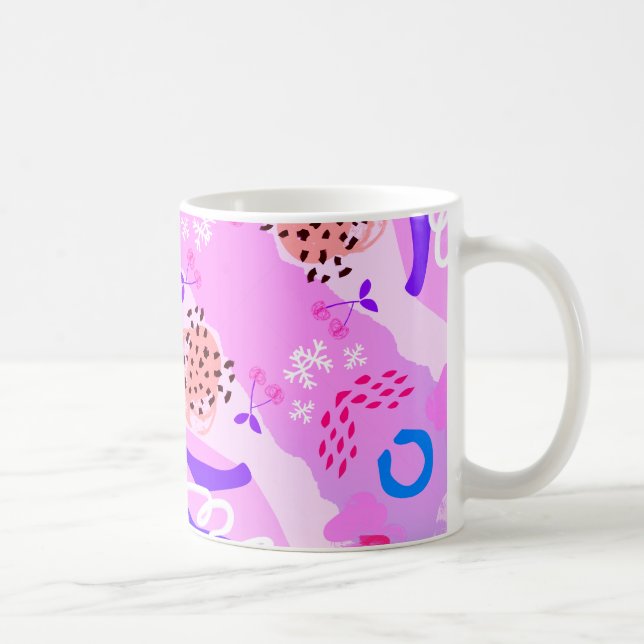 Mug Bouge Abstraite Dreamy Purple (Droite)