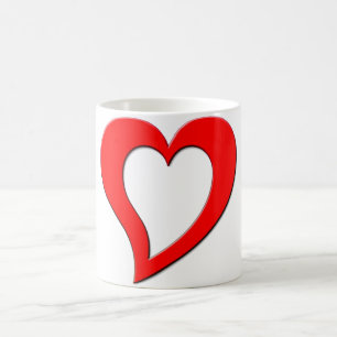 Mug Bouge de café en forme de coeur