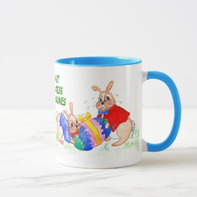 Mug Bouge de café 'Hot Cross Bunnies' (Droite)