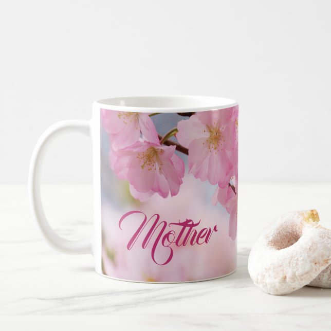 Mug Bouge de la Fête des mères de Cherry Blossom (Avec donut)